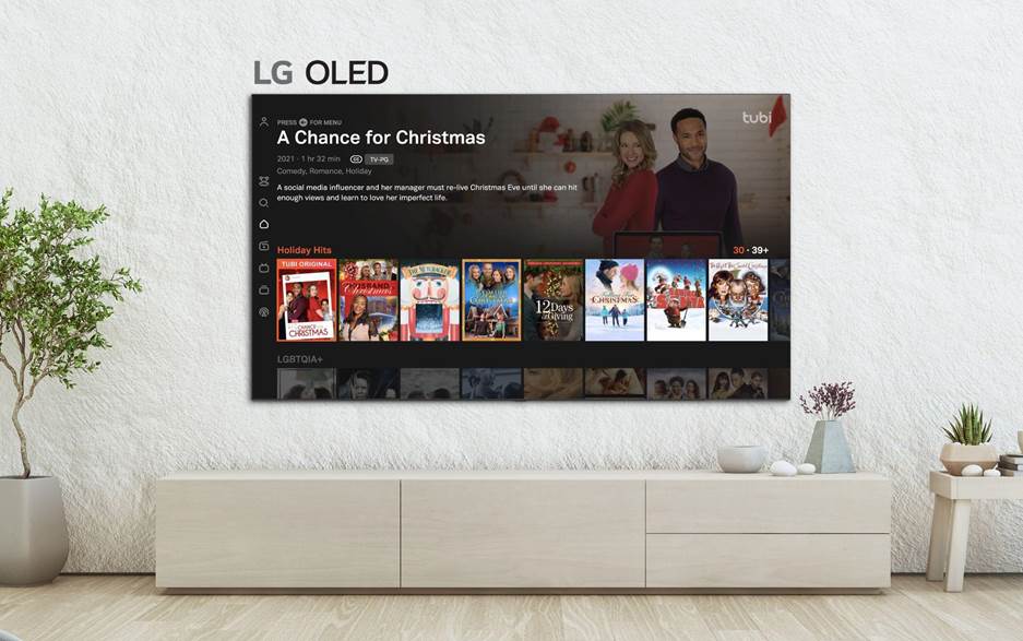 TUBI NOW AVAILABLE ON LG SMART TVs - TubiTV Corporate